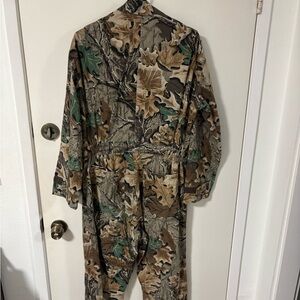 Walls Women's Beige, Brown and Green Camo one piece